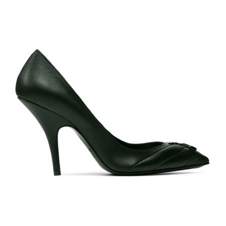 Patrizia Pepe Green Leather Pump , Groen , Dames , Maat: 38 EU
