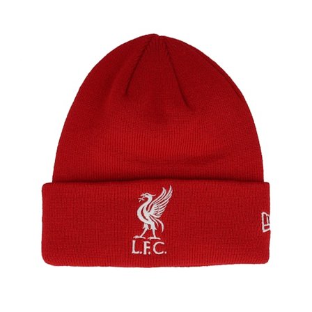 New Era - Football Red cuff Beanie - Kids Liverpool Core Beanie Ktd Scarlet/White Cuff @ Hatstore