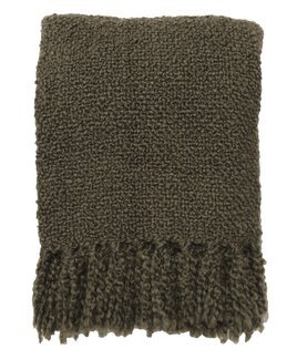 Viltti yksivärinen Francis 130x150 cm Ruskea