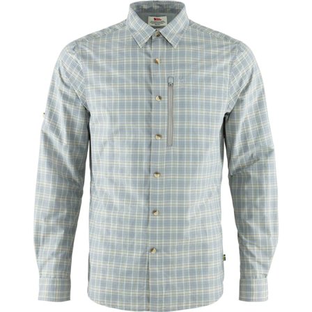Fjällräven Abisko Hike Shirt LS Men long-sleeved shirts Grey S