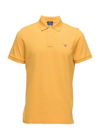 Original Pique Ss Rugger Polos Short-sleeved Gul GANT