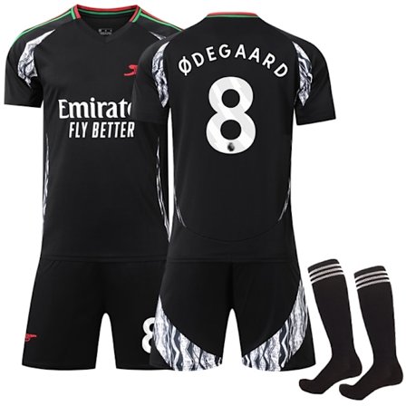 2024-2025 Arsenal Aawy Lasten Aikuisten Jalkapallopaita Jersey No. 8 Ødegaard-WELLNESS
