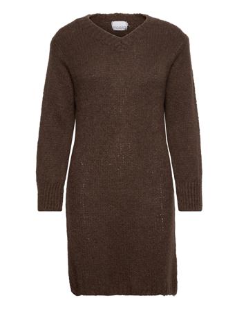 Fora V Dress Dresses Knitted Dresses Brun Noella