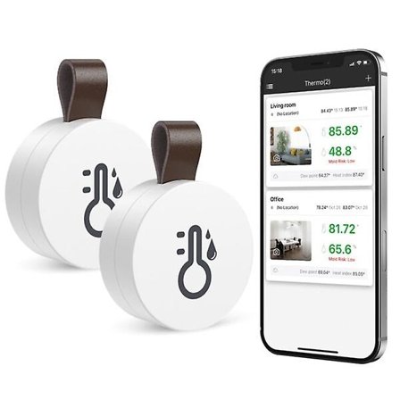 Hygrometer Trådløs Bluetooth Utendørs Termometer Smart Hjem Temperatur og Fuktighetssensor