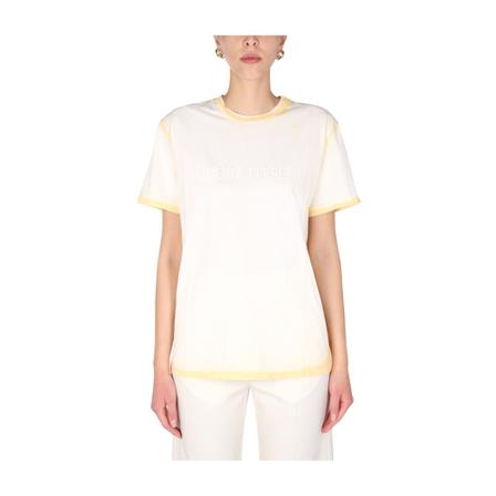 Alberta Ferretti Crew Neck T-Shirt Grøn, Dame T-shirts