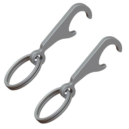2 stk nøkkelring Ølflaskeåpner Mini boksåpner
