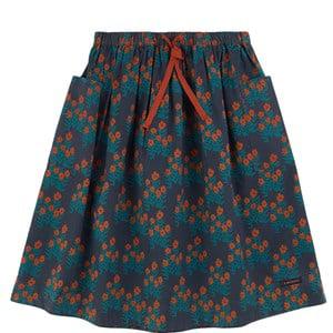 A Monday in Copenhagen Navy Eliza Floral Maxi Skirt 14 Years - Skirts - 14 years - Navy