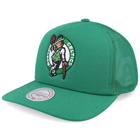 Mitchell & Ness - NBA Grün trucker Cap - Boston Celtics Evergreen Green Trucker @ Hatstore