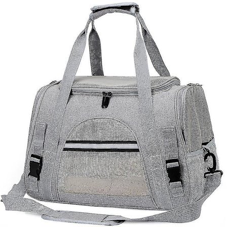 Håndveske for kjæledyr, bæresele for katt, pustende skulderveske for kjæledyr, reiseveske for utgående kjæledyr