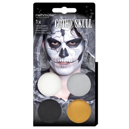 Gotisk Dödskalle Sminkset