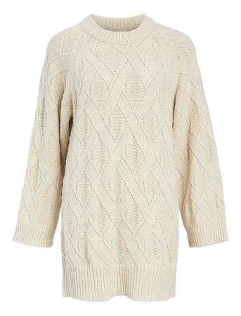 Objarya L/S Knit Tunic 123 Cream Object