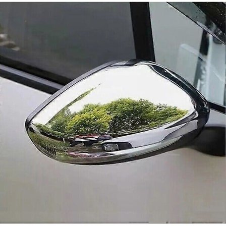 Til 2012-2019 Peugeot 208 RH Højre Førerdør Sidespejl Dæksel Hætte Etui Krom