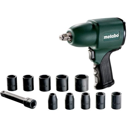 Metabo DSSW 360 SET 1/2" Slagskruvdragare med 10 hylsnycklar, Maskiner