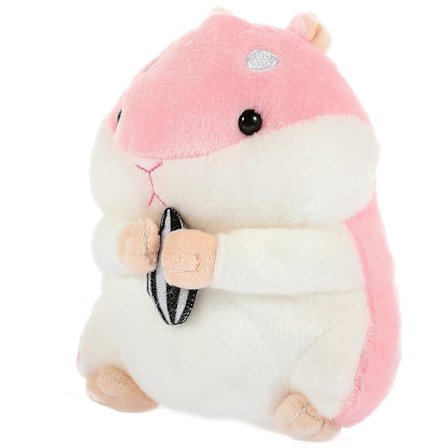 Kosedyr Hamster Plysjdyr Leke for Barn Rosa Plysj Hamsterdukke[D]