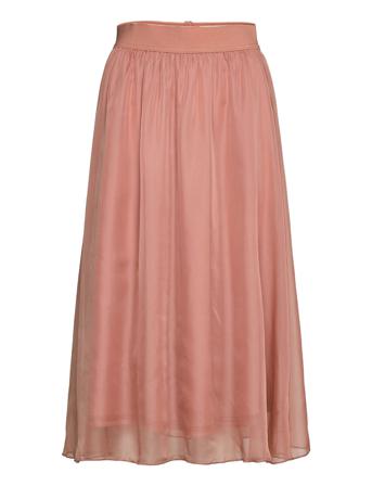 Coralsz Skirt Knälång Kjol Rosa Saint Tropez