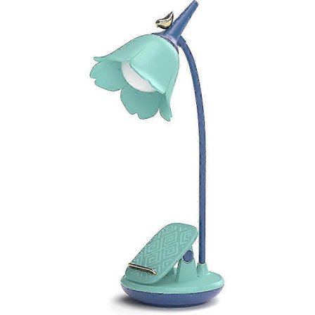 2026 Fleksibel Bordlampe med Arm, Oppladbar Liten Bordlampe, Berøringsdimbar Lampe for Barn Jenter Soverom Hybel Kontor[D]