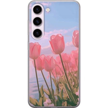 Mobilskal till Samsung Galaxy S23 med Rosa Tulpaner