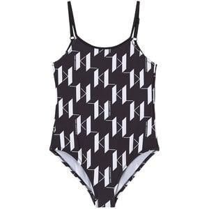 Karl Lagerfeld Black KL Logo Swimsuit - Swimwear and coverups - 16 years - Black