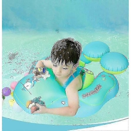 Baby Badering Oppblåsbar Baby Pool Float Ring, For Alder 3-72 Måneder