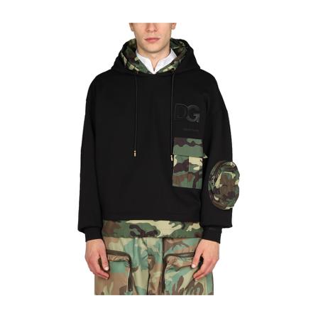 Dolce & Gabbana Sweatshirts svart, Herr, Herr, Storlek: S