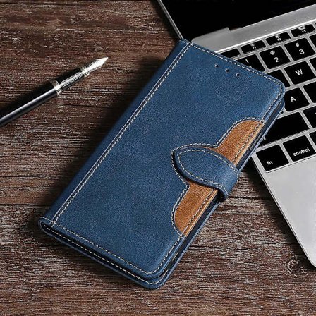 Til Samsung Galaxy A32 4G Syning Hudfølelse Magnetisk Spænde Horisontal Flip PU Læder Etui med Holder & Kort Slots & Wallet (Sort)