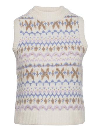 Encrown Vest 5255 Vests Knitted Vests Hvit Envii