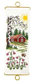 Miniwandbehang Waldidylle - Svarta Fåret