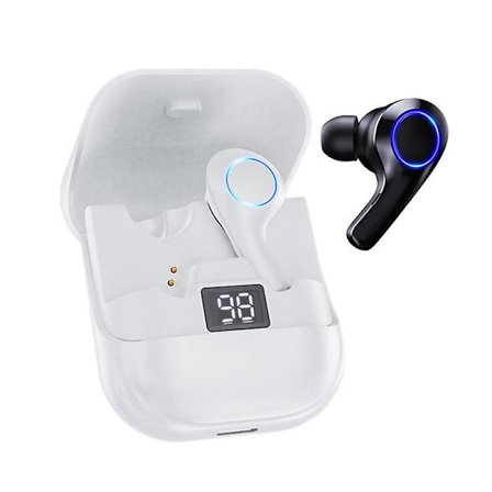 [Trådlösa öronsnäckor med brusreducering] tws Trådlösa öronsnäckor Bluetooth 5.0 Sport Vattentäta Hifi Stereo Bluetooth-hörlurar Touch Control 