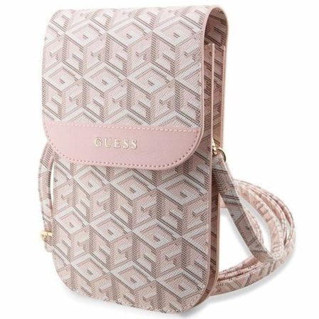Guess Halsbandsfodral GCube Stripe - Rosa