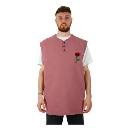 Maison Margiela Sleeveless Strik Pink, Herre Slipover