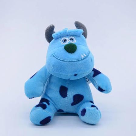 Disney Anime Monsters Inc Sullivan Mr.Q Leksak Mjuk Dock Ryggsäck 10CM Plysch Hänge Nyckelringar Present suliwen lanse10cm
