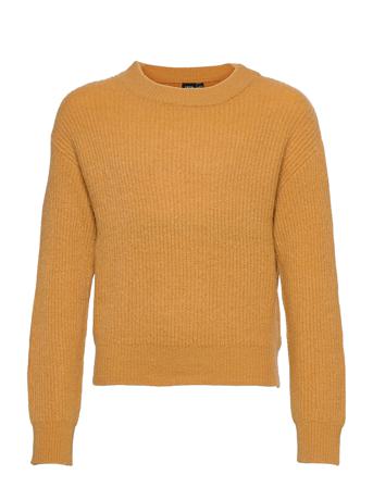 Nlflulja Ls Short Knit Orange LMTD