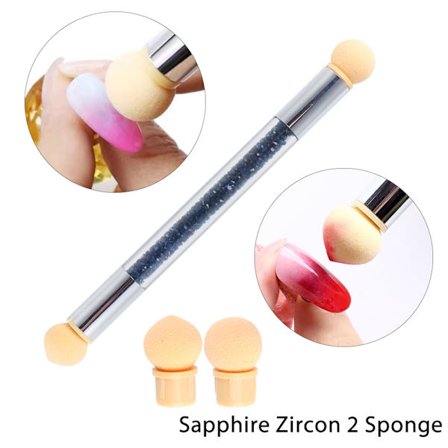 Mordely Ombre Nail Brush Svampar Set Gradient