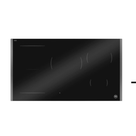 Bertazzoni Premium induktionshäll 90 cm med Carbonio-ram, 5 zoner | Vitvaror > Induktionshällar > Induktionshäll | Bagaren och Kocken