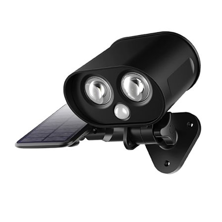 Uggla Style 2 LED utomhus solcellslampa med rörelsesensor IP65 Vatten