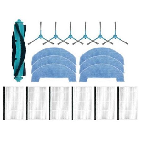 För Conga 2499 Dammsugare Rullborste Hepa Filter Moppduk Dammpåse