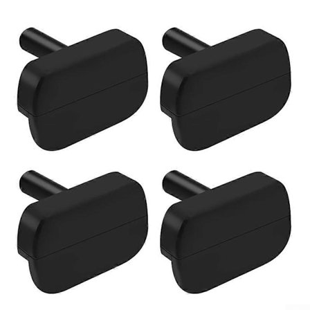 Ersättningsstötfångare med silikonspets för fritös, värmebeständiga anti-repor, kompatibla med 4-pack (FMY)