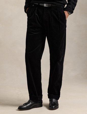 Polo Ralph Lauren Whitman Relaxed Fit Corduroy Pant - Black - 30 x 32