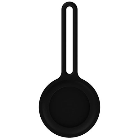 Apple AirTag -pidike, silikoni, musta