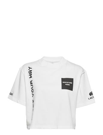 Tee-Shirt&Turtle Ne T-shirts & Tops Short-sleeved Hvit Lacoste