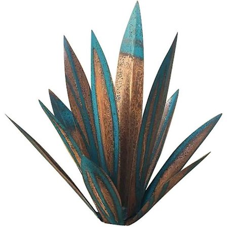 Metalliagavekasvi, Tequila Rustic -veistos Metalliagavekasvi Rauta-agaveveistos Patsas Puutarha Piha Taide Koriste 35cm, Rauta-agave
