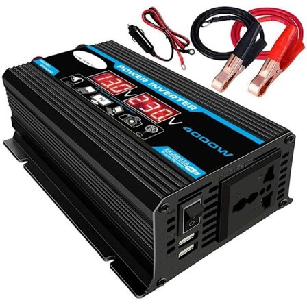 Inverter 12v til 220v/110v LED Bil Strøminverter Konverter Lader Adapter Dobbel USB Spenningstransformator Modifisert Sinus Bølge 12V-220V