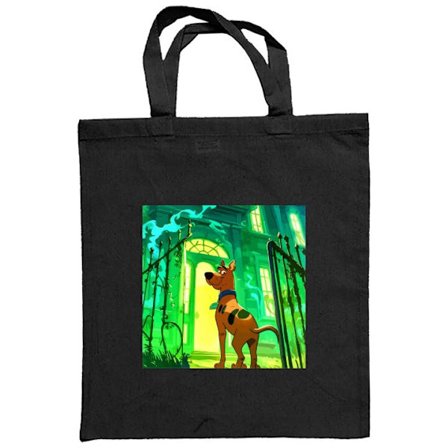 Kangaskassi Scooby Doo juliste kummitustalo piirroskuvioinen mysteerikoira retro-sarja aave vihreä pelottava Halloween taide