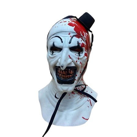 Terrifier 2 Art the Clown Skummel Maske Halloweenfest Maskerade Horrormasker (FMY)