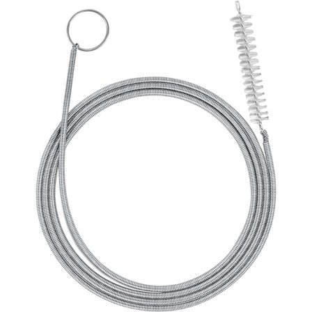 Dræn børste fleksibel lang rør børste, 1,5 m rengøringsbørster med bløde nylonbørster hoved med bløde nylonbørster hoved rør rengøringsbørste