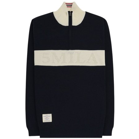 Amundsen 5Mila Half-Zip Sweater Faded Navy