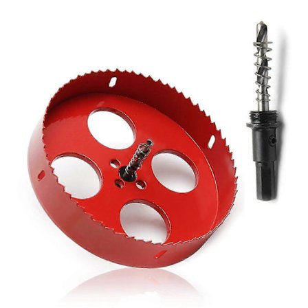 220 mm (8,58") Bimetall Hålsåg Borr - Professionell Rostfritt Stålskärare för Trä/Metall/Plast