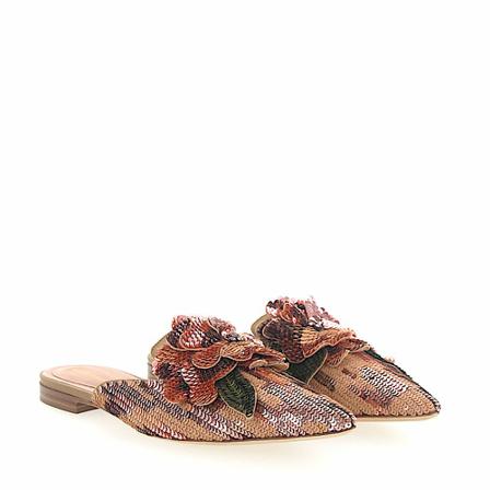 Alberta Ferretti Mules Pink, Dame Loafers, Størrelse: 36 EU
