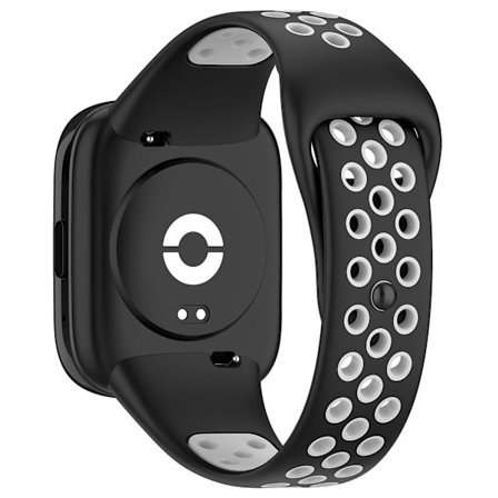 Tvåfärgade klockarmband i silikon för Xiaomi Redmi Watch 3 Lite / Watch 3 Active, med snabbkoppling