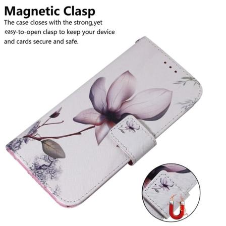 IPhone 15 fodral med en print - Rosa blomma